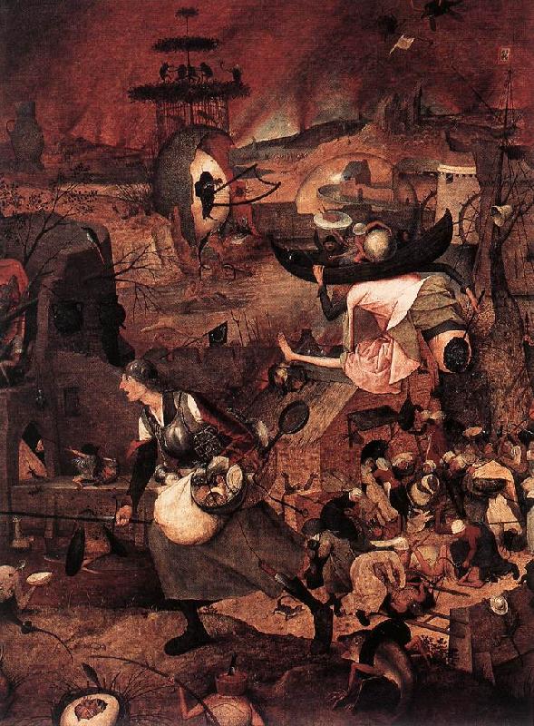 BRUEGEL, Pieter the Elder Dulle Griet (detail) fjjy